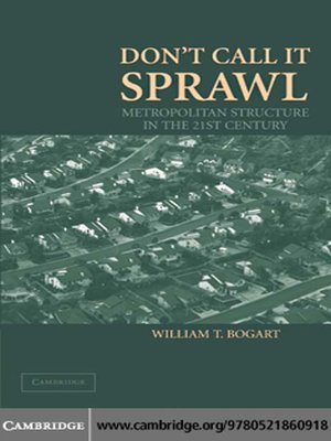 cover image of Don't Call It Sprawl